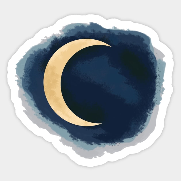 Crescent Moon Sticker by Scratch